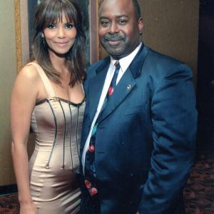 Halle Berry and Joey Billups for the Perfect Stranger Premier in Cleveland Ohio