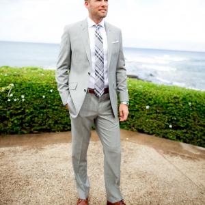 Ted Baker suit in Maui