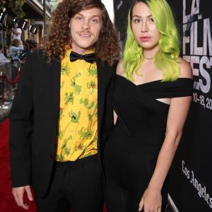 June Blake and Blake Anderson at event of Dope 2015