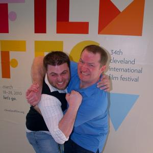 Patrick Norman and Mike Norman at the Cleveland premiere of Pinned at the Cleveland International Film Festival