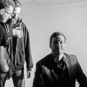 Photoshoot for The Architect of Downfall film With lead actors Jason Kettle and Chris Jarry