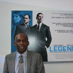 David Olawale Ayinde at the Premiere of The Film Legend in Odeon Leicester Square London