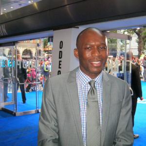 David Olawale Ayinde Actor at Film Premiere of the Film The Legend Odeon London Leicester Square