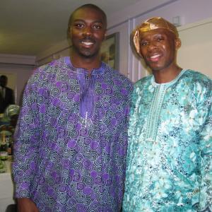 David Olawale Ayinde Actor with Fellow Actor and Famiy Friend David Ajala