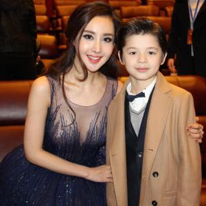 Mika Wang with Jozef Waite in Beijing China for the Dragon Blade premiere