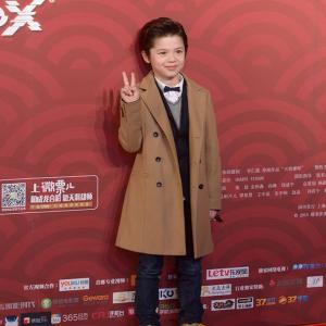 Dragon Blade premiere in Beijing China February 2015 Jozef Waite poses for the press on the red carpet