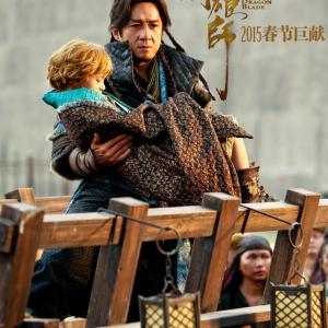 Still from Dragon Blade Jackie Chan Huo An carries the sick Jozef Waite Publius