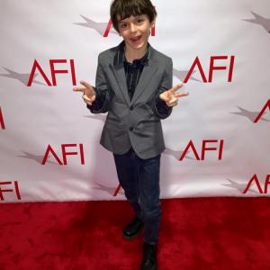 Zachary Rifkin at the AFI premiere of Starman.