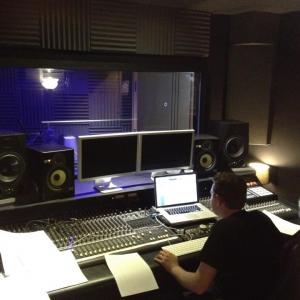 James in the Studio