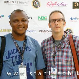 Stanlee Ohikhuare and Todd Brown at AFRIFF in 2014