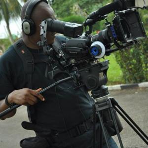 Stanlee Ohikhuare - Behind the Camera(On set in Benin City, Edo State - Nigeria)