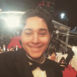 Director Alex Kahuam on the red carpet at Cannes Film Festival 2015