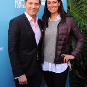 Food Network Chef Bobby Flay and Bar Rescue's Mia Mastroianni attend the Variety Ten to Taste event, sponsored by the Food Network and Cooking Channel at the 2015 Napa Valley Film Festival on Thursday, November 12.