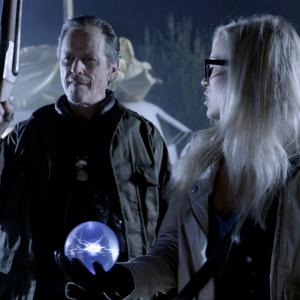 Stephen McHattie and Emilie Ullerup in A Little Bit Zombie 2012