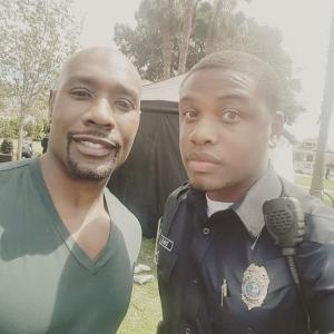 Me and Mr Morris On The Set of Rosewood