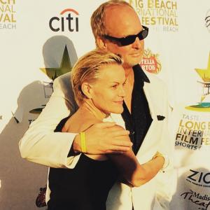 At the 2016 Long Beach International Film Festival with the talented Aussie actress Kaye Tuckerman