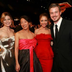 Rebecca Gayheart, Eric Dane, Sandra Oh and Ellen Pompeo at event of 14th Annual Screen Actors Guild Awards (2008)
