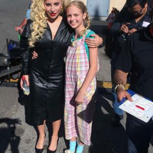 Jessica Belkin and Lady Gaga in American Horror Story HotelSeason 5