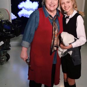 Jessica Belkin and Kathy Bates in American Horror Story HotelSeason 5