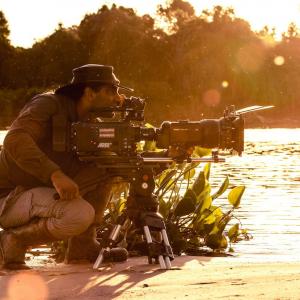 Emmy Award Winning Cinematographer Cristian Dimitrius filming the Brazilian Pantanal for National Geographic
