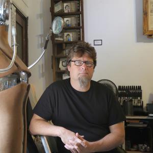 Thingmaker David Lovejoy in his Los Angeles studio