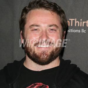 Actor Joe P Harris attends the Los Angeles Haunted Hayride Black Carpet Premiere Night in Griffith Park on October 4 2015 in Los Angeles California