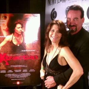 Katrina Matusek representing for Xtraction with Richard O Ryan at the New Filmmakers Film Festival in LA 2011