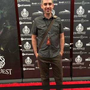 Adam C Sager on the red carpet at the 2014 FilmQuest Film Festival in Salt Lake City Utah