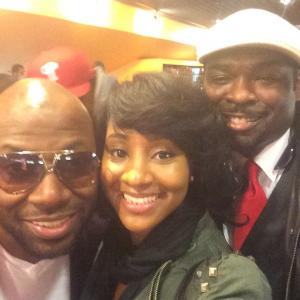 nakia dillard and buck wild at the a premiere of Brotherly Love