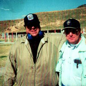 Bob Debrino  William Friedkin at the FBI shooting range