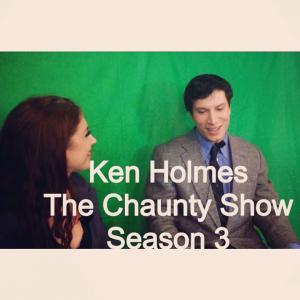 Host Chaunty Spillane and actor Ken Holmes on The Chaunty Show