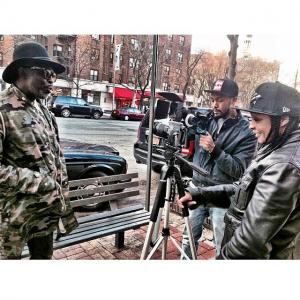 Akio Evans and Felicia Pearson capture Micheal Kenneth Williams Interview for Grace After Midnight Pain