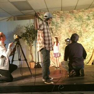 Shooting the promo commercial for the SOL Acting Academy Pro Kids Showcase