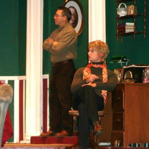 Scene from theatre production The Mousetrap