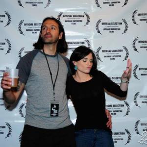 A Night of Shorts Presenters, Loren Lepre and Julie Stackhouse