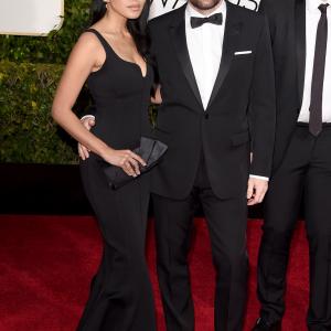 Trent Reznor and Mariqueen Maandig at event of 72nd Golden Globe Awards 2015