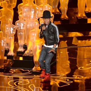 Pharrell Williams at event of The Oscars 2014