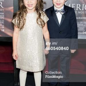 Actor's Aidan McGraw and Madeleine McGraw at the NYC Premiere of American Sniper.