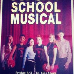 This were a poster from when I played the role character Taylor Mckenzie in High School Musical theater.