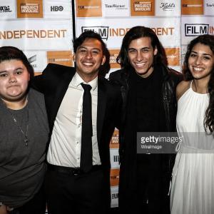 Drowning cast with director Ryan Velasquez for the Premiere at the LA Film Festival