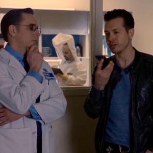 As BHO Lab Director with Jon Seda on Chicago Fire, Episode 319