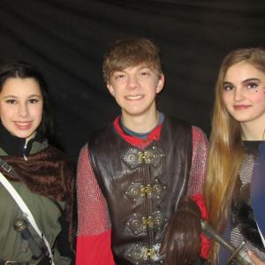 On the set of Neverland the Webseries episode 1 with Abrielle Pinto and Gabe Rush