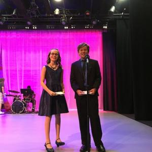 Lyrics for Life NYC benefit hosts Oona Laurence and Owen Judge