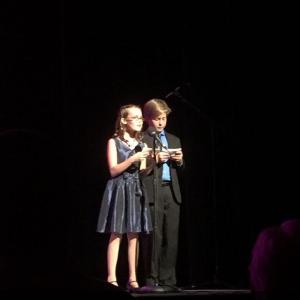 Lyrics for Life NYC Benefit performance cohost with Oona Laurence 9915