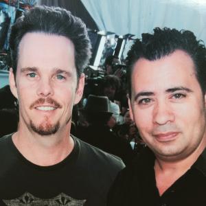 Kevin Dillon and I at the Entourage movie primer