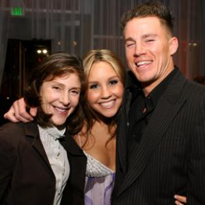 Amanda Bynes Lauren Shuler Donner and Channing Tatum at event of Shes the Man 2006