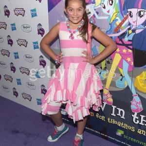 Emmy Perry attending the Los Angeles Premiere of My Little Pony Equestria Girls Held at the Tcl Chinese 6 Theatre in Hollywood California on September 27 2014