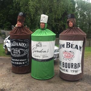 Jack, Jim & Gordon. Costumes made by Jenny Binns for the 'Scally Rally'2015.