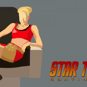 Star Trek Continues Lt. Palmer Wallpaper