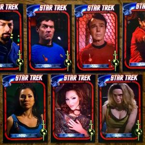 Star Trek Continues trading cards, mirror universe